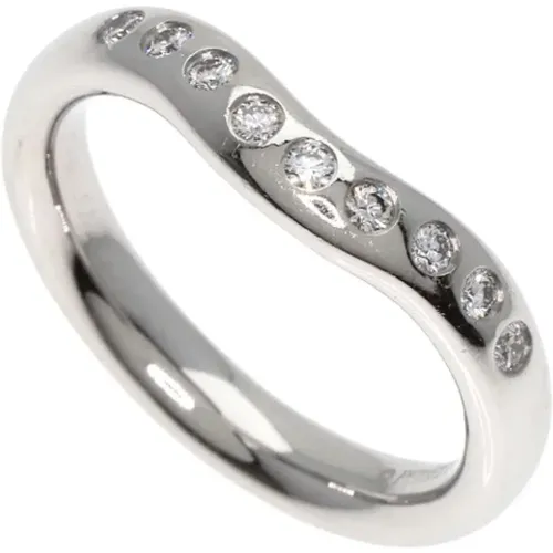 Pre-owned Jewellery, female, , Size: ONE SIZE Pre-owned Platinum rings - Tiffany & Co. Pre-owned - Modalova