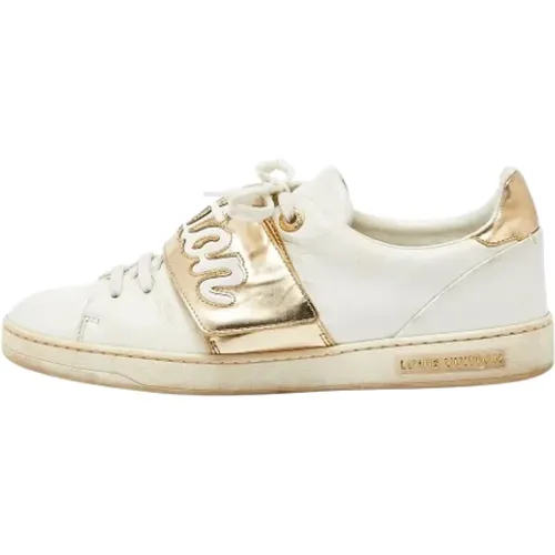 Pre-owned Leather sneakers , female, Sizes: 5 UK - Louis Vuitton Vintage - Modalova