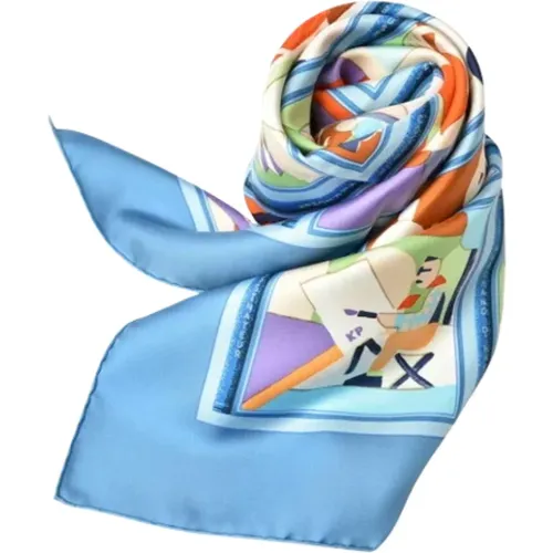 Pre-owned Scarves, female, , Size: ONE SIZE Pre-owned Silk scarves - Hermès Vintage - Modalova