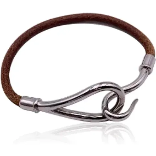 Pre-owned Jewellery, female, , Size: ONE SIZE Pre-owned Leather bracelets - Hermès Vintage - Modalova