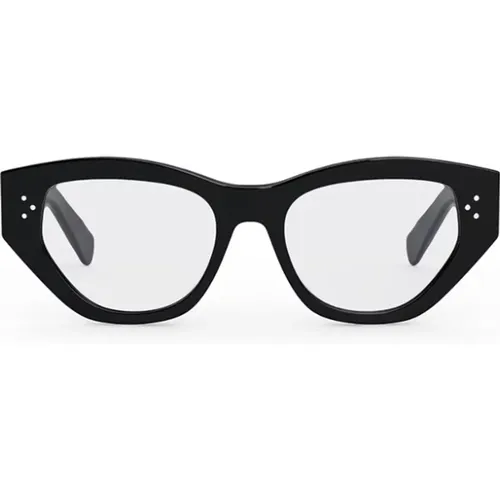 Quadratische Katzenaugenbrille mit progressiven Gläsern , Herren, Größe: 52 MM - Celine - Modalova