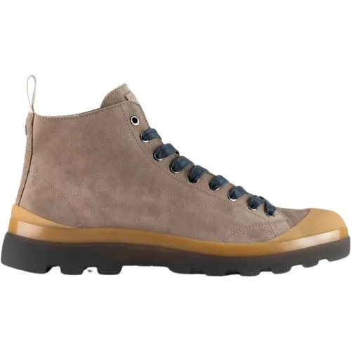 P03 Walnut-Cobalt Ankle Boots , male, Sizes: 10 UK, 11 UK, 7 UK - Panchic - Modalova