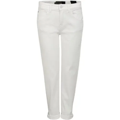 Fashionable Low Rise Jeans with Tailored Belt , female, Sizes: W28 - drykorn - Modalova