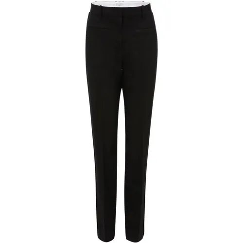 Schwarze Woll Tuxedo Hose , Damen, Größe: M - JW Anderson - Modalova