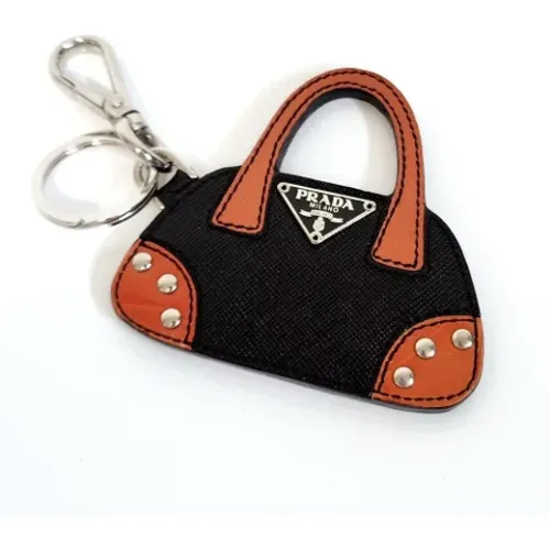 Pre-owned Accessories, female, , Size: ONE SIZE Pre-owned Fabric key-holders - Prada Vintage - Modalova