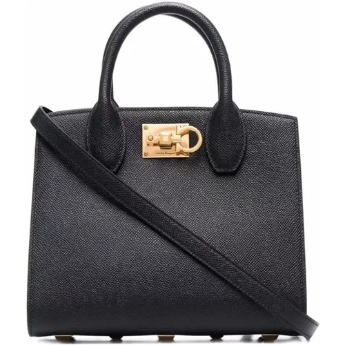 Handbag The Studio Mini , female, Sizes: ONE SIZE - Salvatore Ferragamo - Modalova