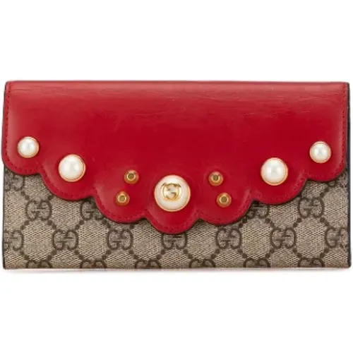 Pre-owned Wallets, female, , Size: ONE SIZE Pre-owned Fabric wallets - Gucci Vintage - Modalova