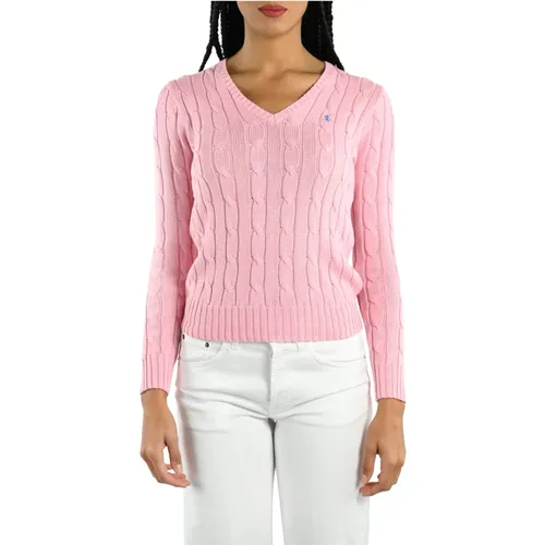 V-Neck Sweater , female, Sizes: 2XL, XL - Ralph Lauren - Modalova