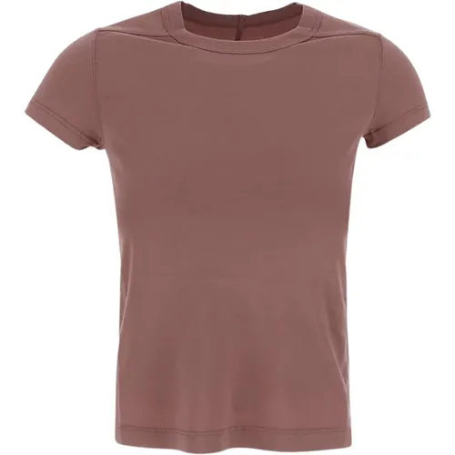 Gekürztes T-Shirt aus Baumwolle , Damen, Größe: 2XS - Rick Owens - Modalova