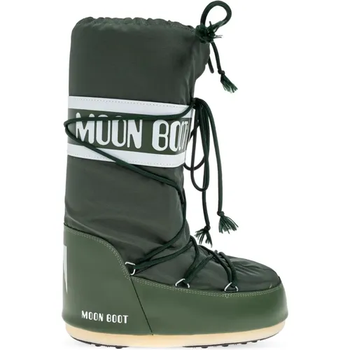 Winter Boots, male, , Size: 9 US Icon Nylon snow boots - moon boot - Modalova
