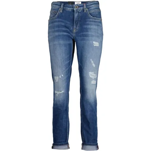 Stylish Cropped Jeans , female, Sizes: S, M - CAMBIO - Modalova