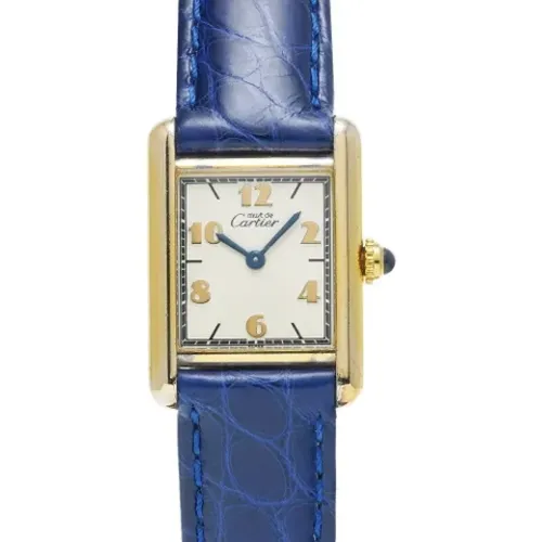 Pre-owned Watches, female, , Size: ONE SIZE Pre-owned Yellow Gold watches - Cartier Vintage - Modalova