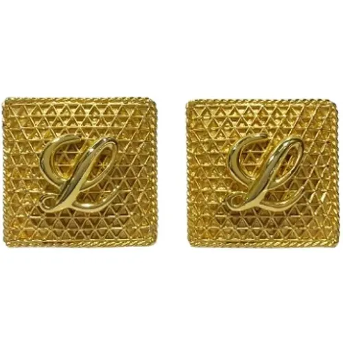 Pre-owned Jewellery, female, , Size: ONE SIZE Pre-owned Metal earrings - Loewe Pre-owned - Modalova