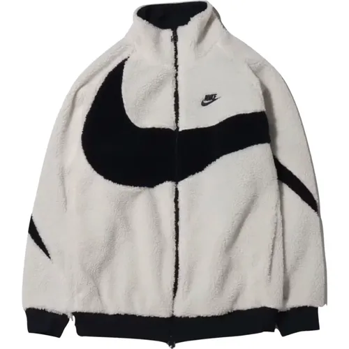 Limited Edition Reversible Boa Jacket White , male, Sizes: 3XL, XL, S, M, L, 2XL - Nike - Modalova