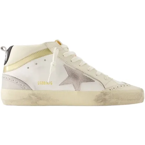 Sneakers, female, , Size: 6 US Mid Star Sneakers - Multi - Leather - Golden Goose - Modalova