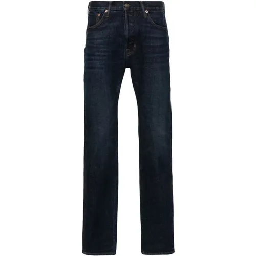 Blaue Denim Jeans Straight Leg - Tom Ford - Modalova