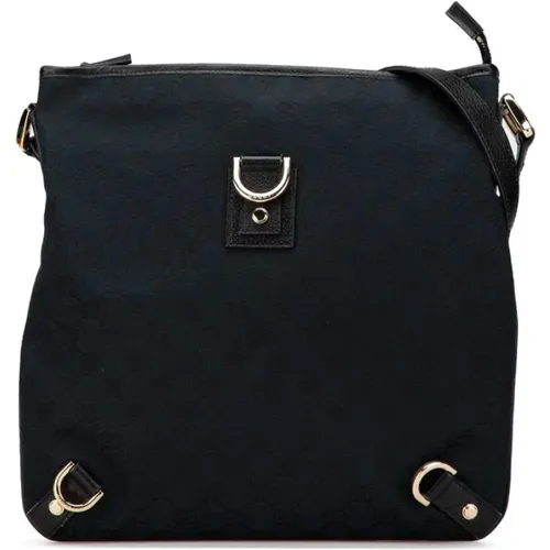 Pre-owned Cross Body Bags, female, , Size: ONE SIZE Pre-owned GG Canvas Abbey D Ring Crossbody Bag - Gucci Vintage - Modalova