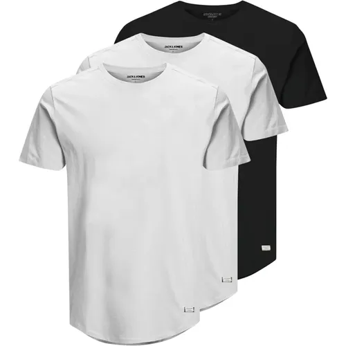 Klassisches Rundhals T-Shirt 3er Pack - jack & jones - Modalova