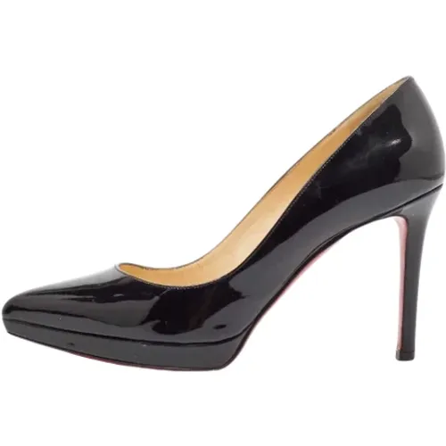 Pre-owned Leather heels , female, Sizes: 4 1/2 UK - Christian Louboutin Pre-owned - Modalova