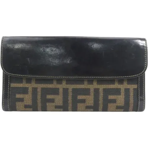 Pre-owned Canvas wallets , female, Sizes: ONE SIZE - Fendi Vintage - Modalova