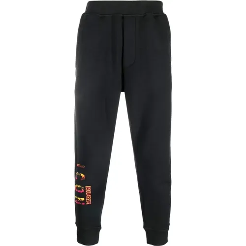 Sweatpants, male, , Size: M Logo Track Pants - Dsquared2 - Modalova