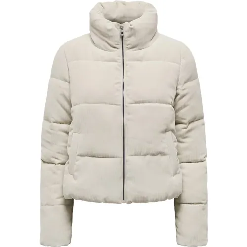 Cord-Optik Steppjacke Highlight , Damen, Größe: XS - Only - Modalova