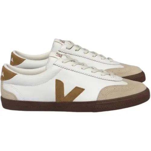 Weiße Volley Sneakers , Damen, Größe: 40 EU - Veja - Modalova