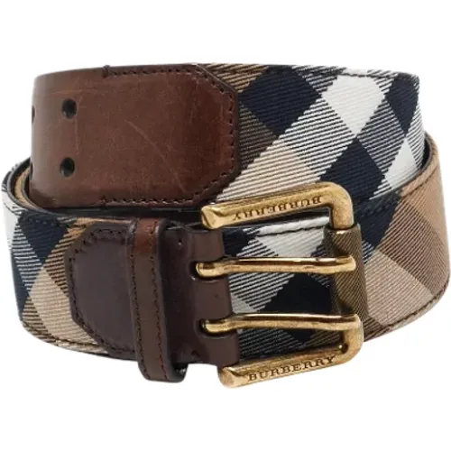 Pre-owned Leather belts , female, Sizes: ONE SIZE - Burberry Vintage - Modalova