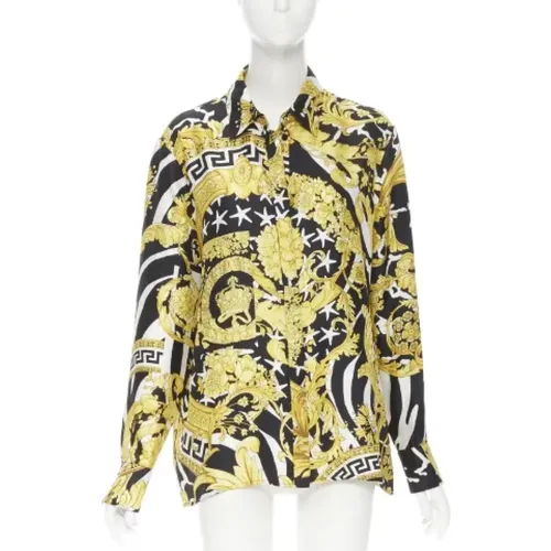 Pre-owned Silk tops , female, Sizes: M - Versace Pre-owned - Modalova