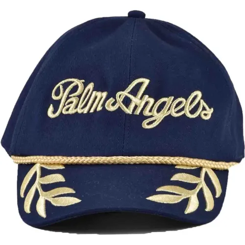 Caps, male, , Size: ONE SIZE Cotton Accessory - Palm Angels - Modalova