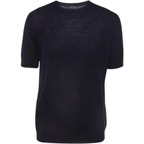 Pre-owned Knitwear & Sweatshirts, male, , Size: XS Pre-owned Knit tops - Armani Pre-owned - Modalova