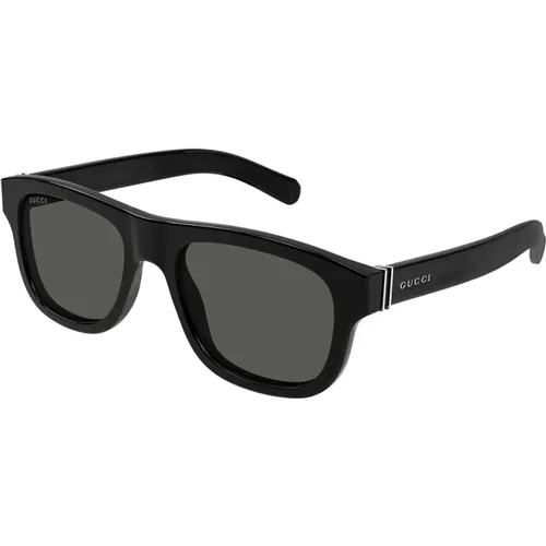 Sunglasses, unisex, , Size: 54 MM Flat Top Sunglasses with Web Detail - Gucci - Modalova