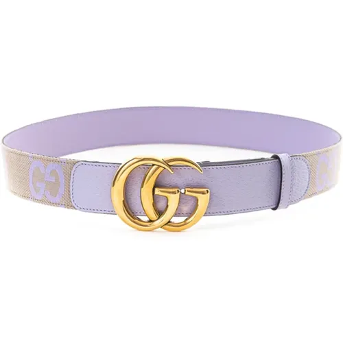 Beige Monogram GG Belt , female, Sizes: 90 CM - Gucci - Modalova