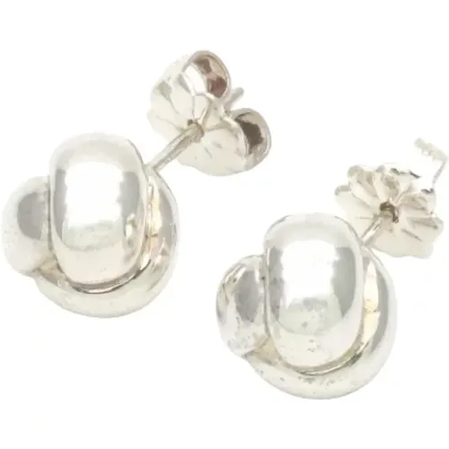 Pre-owned Jewellery, female, , Size: ONE SIZE Pre-owned Silver earrings - Tiffany & Co. Pre-owned - Modalova