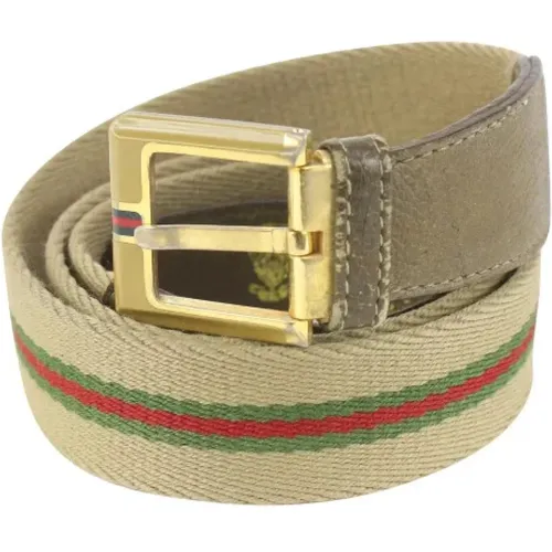 Pre-owned Belts, female, , Size: ONE SIZE Unused Belt, Code/Serial Number: 036-381-9911, Length: 38.75 - Gucci Vintage - Modalova