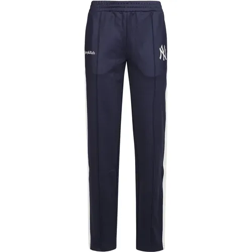 Serif Track Pants , female, Sizes: M, S, L - Sporty & Rich - Modalova