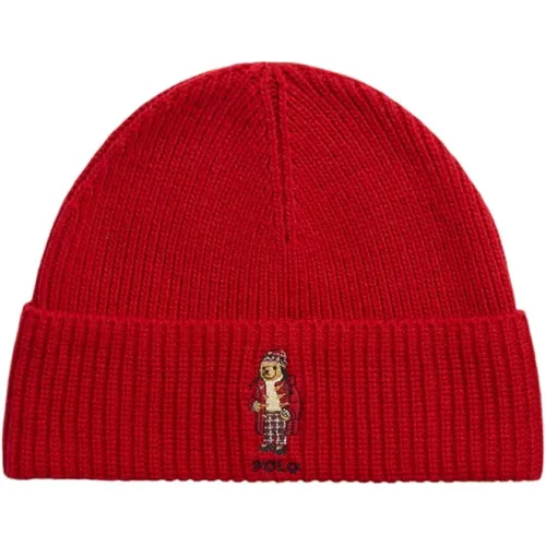 Beanies, female, , Size: ONE SIZE Stylish Hat for Men - Polo Ralph Lauren - Modalova