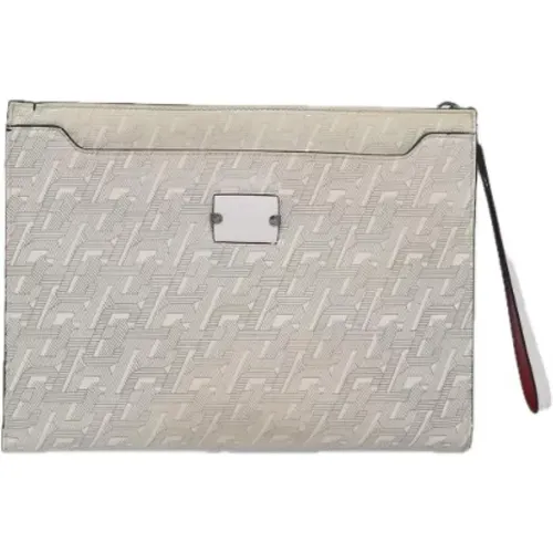 Pre-owned Clutches, female, , Size: ONE SIZE Pre-owned Leather clutches - Christian Louboutin Pre-owned - Modalova