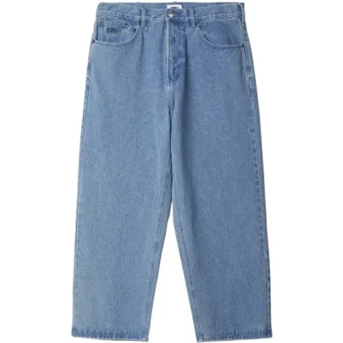 Baggy Denim Hose , Herren, Größe: W30 - Obey - Modalova