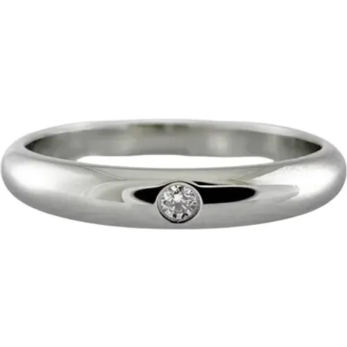 Pre-owned Jewellery, female, , Size: ONE SIZE Pre-owned Platinum rings - Cartier Vintage - Modalova