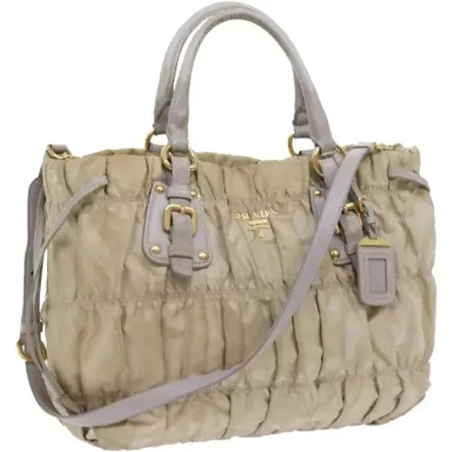 Pre-owned Tote Bags, female, , Size: ONE SIZE Pre-owned Nylon handbags - Prada Vintage - Modalova