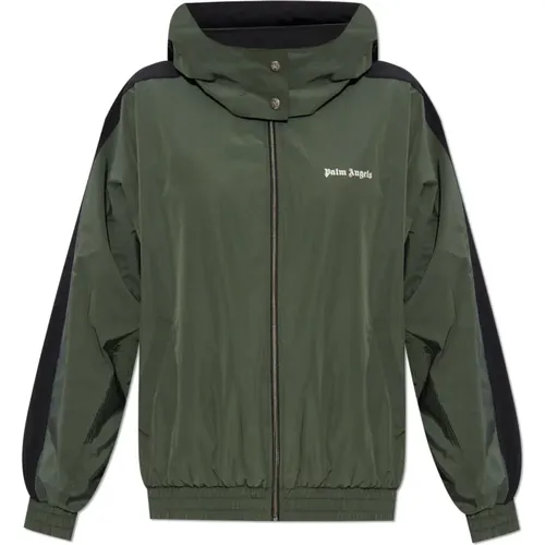 Light Jackets, female, , Size: XS Jacket with logo - Palm Angels - Modalova