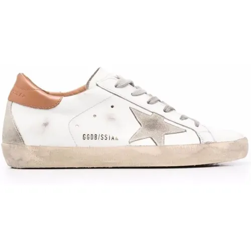 Sneakers, male, , Size: 6 US Super-Star Low Top Sneakers - Golden Goose - Modalova