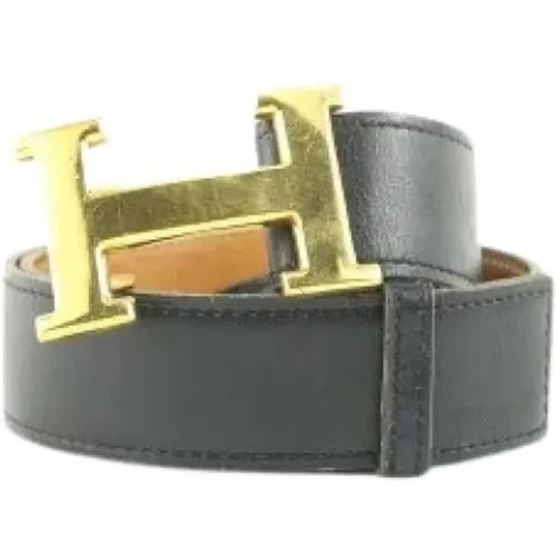 Pre-owned Belts, female, , Size: ONE SIZE Pre-owned Leather belts - Hermès Vintage - Modalova