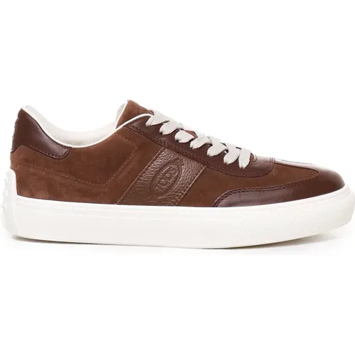 Suede Lace-Up Sneakers , male, Sizes: 6 1/2 UK, 9 1/2 UK, 7 1/2 UK, 11 UK, 8 UK, 10 UK, 7 UK, 8 1/2 UK - TOD'S - Modalova