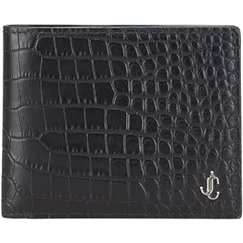 Pre-owned Wallets, male, , Size: ONE SIZE Pre-owned Leather wallets - Jimmy Choo Pre-owned - Modalova