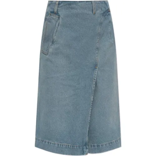 Denim Skirts, female, , Size: S Denim skirt - Victoria Beckham - Modalova