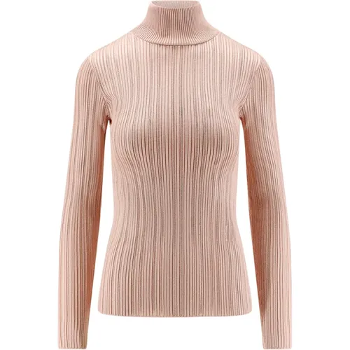 Turtlenecks, female, , Size: S High Neck Sweater Long Sleeve Italy - Elisabetta Franchi - Modalova