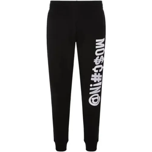 Sweatpants, male, , Size: M Logo Jogging Pants - Moschino - Modalova