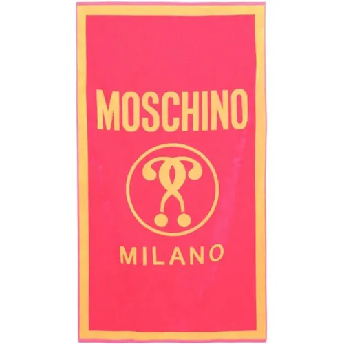 Fuchsia Strandtuch Baumwolle 100% - Love Moschino - Modalova